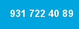 931 722 40 89 931 722 40 89